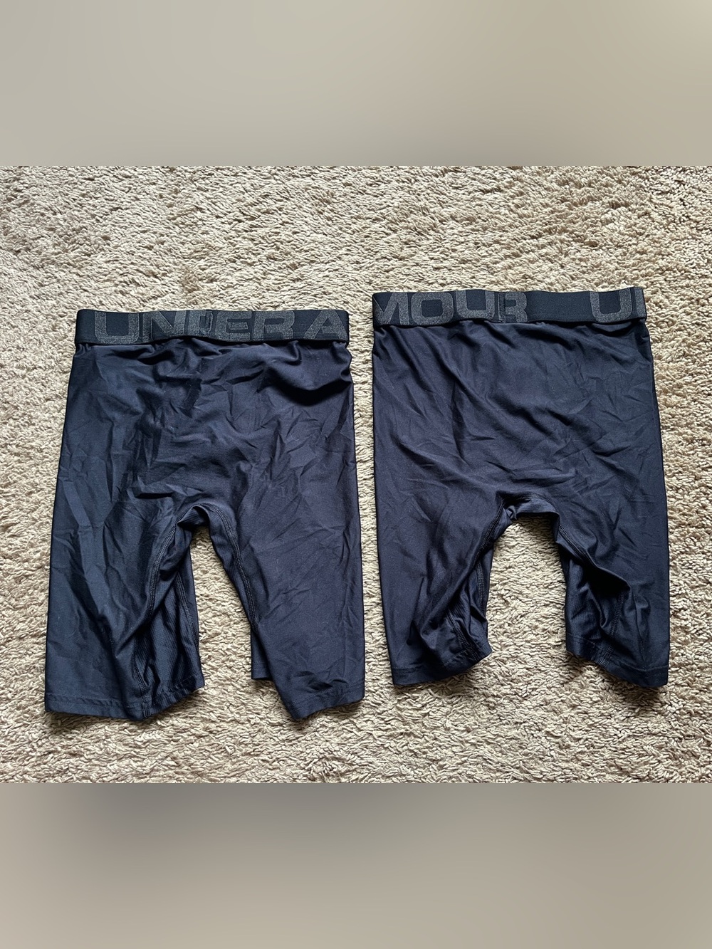 Under Armour Men's Black Tech Boxerjock Compression Boxer Briefs - 2 Pack - XS - Picture 3 of 4
